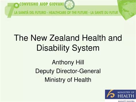 New Zealand Public Health And Disability (Health Promotion .